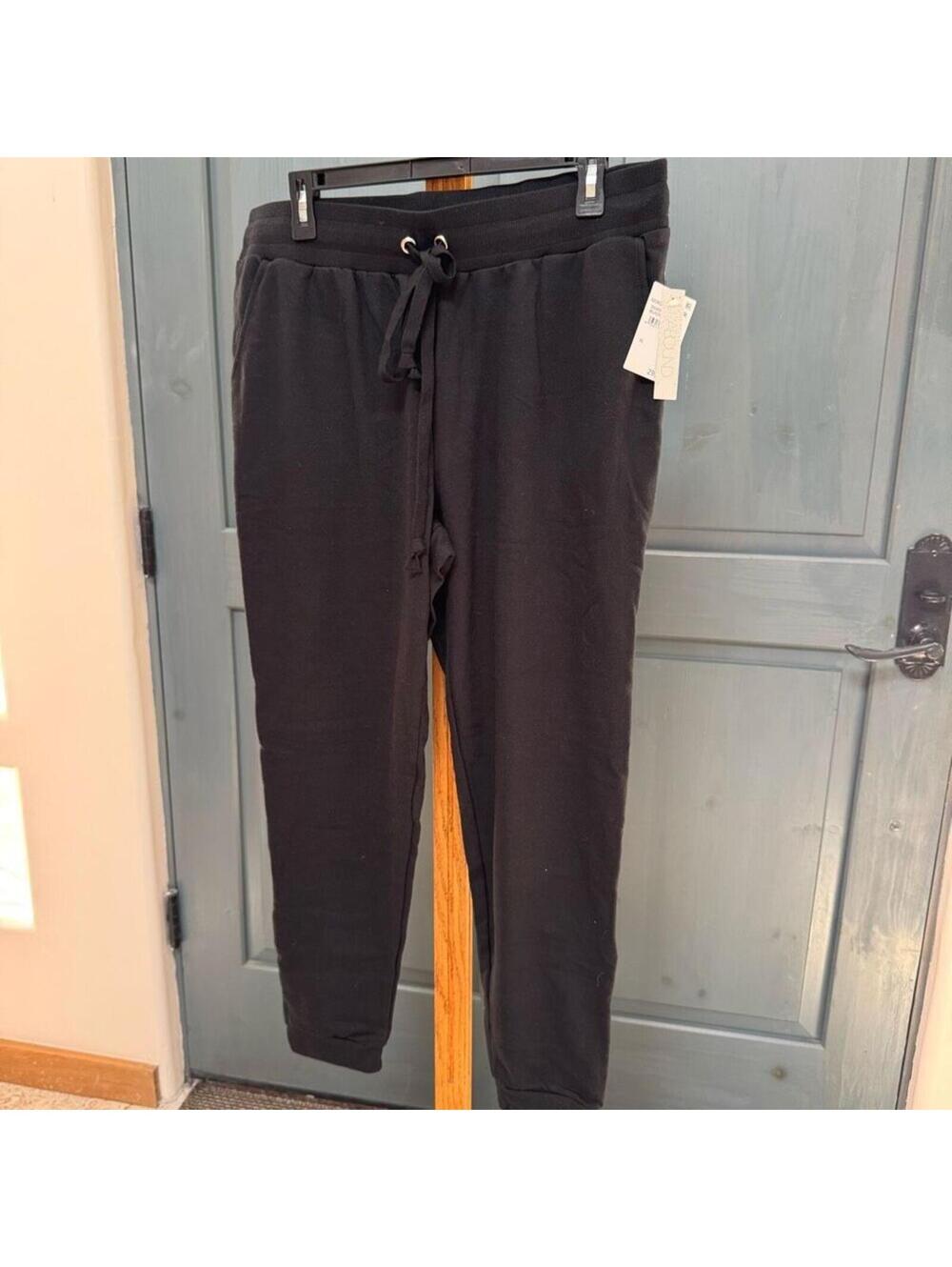 NWT Nordstrom Abound black jogger cuffed pants XL